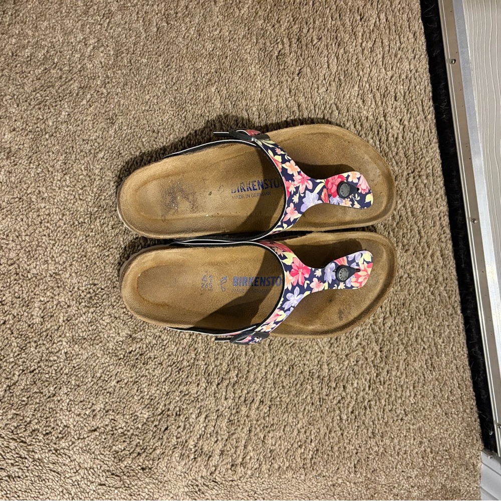 Birkenstock Women's Floral Sandals 41(10-10.5)